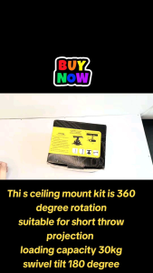 360 degree Rotatable Smart Ceiling Mount Kit for All Projectors
