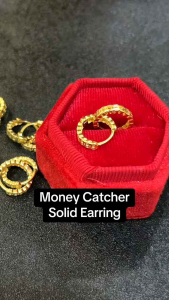 Lucky Gold Rhythm Fortune Earring hypoallergenic non tarnish jewelry