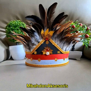 Asesoris Mahkota Merah Putih Cocok Untuk Karnaval dan Acara Lain nya.