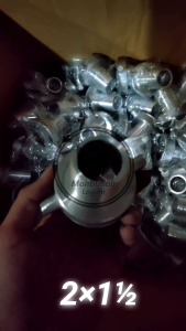 Drat Nepel Soket Alkon & Soket Aluminium Pompa Air Irigasi Ukuran 2×1½ inci