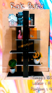 Rak Stand Minimalis tinggi 100cm