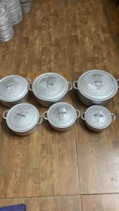 Nồi gang nấu cơm cháy đúc thủ công làng nghề đk 19-30cm