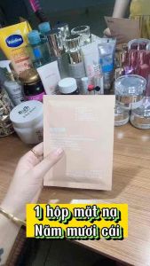 [Chính Hãng Nội Địa Nhật] Mặt nạ nhau thai cừu nhật bản hộp 50 miếng. Mặt nạ tế bào gốc nhau thai cuống rốn cừu Rwine giúp trắng da cung cấp độ ẩm tái tạo da.