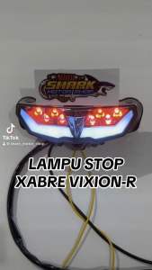 Lampu Stop PNP XABRE VIXION R Multicolor RGB Bisa Atur Warna Lampu Dengan Tombol Kecil Yang Sudah Tersedia