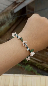GELANG TALI Seri Garden Peach