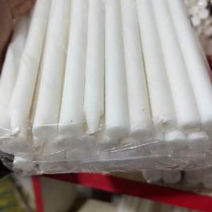 Lilin putih Pack Isi 100 Tipe 01 P 16 Cm D 1 Cm Candle-Lampu-Grosir-Lampu-Murah (T 01-100 Batang)