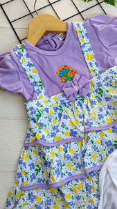 Dress Bayi Perempuan Motif Mosroom / Rok Bayi Perempuan Usia 3-12 Bulan / Baju Bayi perempuan