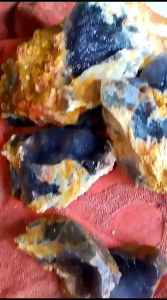 10kg bahan kasar batu akik lavender Sukabumi