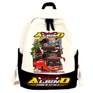 Tas Ransel Keren Desain Bus SABER Style - Sanjaya Trans