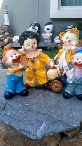 ตุ๊กตาโจ๊กตัวตลก ตุ๊กตาเรซิ่น ของตกแต่งบ้านน่ารัก ลดล้างสต๊อก ตุ๊กตา โมเดลจัดสวน งานเรซิ่น