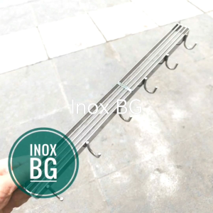 Giá treo dao gài dao có móc treo muỗng thìa... chất liệu Inox 304