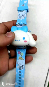 นาฬิกาเด็ก มีเสียงดนตรี มีไฟกระพริบ สีสันสดใสน่ารัก สายยางเรซิ่น ระบบดิจิตอล เพลงเพลงเพลง