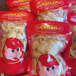 Chilen Chicharon Regular Cebus Best Pork Crackers 60 grams | Authentic Delicacy of Cebu made of Tasty Crispy Pork Skin | Ready to Eat Directly from Chilen Chicharon | Pork Cracklings | Best Pasalubong | Import Quality