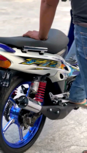 knalpot fis r/fizr/Fizsr force type leher sirip blayer/harian/porting by d2r racing project