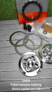 Paketan Kampas Kopling KOMPLIT Motor Yamaha Jupiter MX Old Kopling Manual