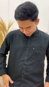 Kemeja pria lengan panjang Gatlemen Boy top Man casual formal BASIC by AUDS kemeja big size jumbo
