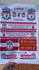 เช่า สติกเกอร์ติดรถยนต์กระเป๋าสัมภาระแล็ปท็อป ลิเวอร์พูล ส่งจากไทย