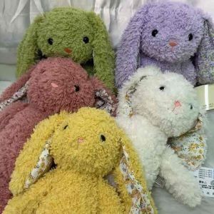 [Bunny Plushie] Rabbit Doll Bunny Fluffy Toys Plush Toy Dolls Kids Exchange Gifts Plushie Stuffed Toys