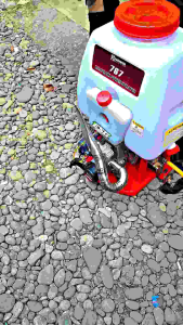 Knalpot Sprayer Tu 26 / 3WZ4 Model Runcing Biru