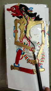 wayang kidangan asli kulit - buris Rowo - wayang Jogja