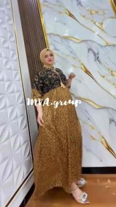 Gamis nagita | gamis motif terbaru | gamis viral kondangan jumbo