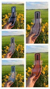 คาดใสสีของ รองเท้าส้นสูง 1 นิ้ว คาดใสสิลิโคน 2 สาย สวยยืน 1 น้ำหนัก สวย ชุ่มชื่น