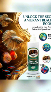 Talisay Extract Spirulina Plus 250ml 100% Natural Betta Fish Water Conditioner & Tonic for Aquarium Care