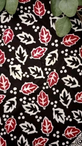 Kain Batik Cap Garutan 2 Series -  Motif Daun Series - Batik Cap (Bukan Batik Print) - Fashion Batik Pria Wanita - Batik Kombinasi