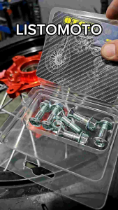 6pcs Sprocket Bolts and Nut Set For honda xr200 xlr200 crf250 yamah yz kawasaki kx suzuki rm