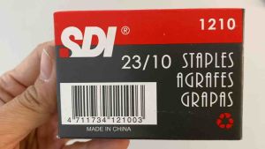 Kim bấm giấy lớn Ghim bấm chính hãng SDI 1210 -23/10 (30-70 tờ)1000pcs cho máy bấm kim lớndập ghim đạithép không rỉ
