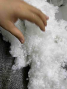 Bông gòn nhồi gối – sợi trắng mềm – 1kg