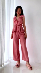 Kyian.ph Camilla Coords 8-12yo RTW OOTD for kids girls PLAIN CREPE CASUAL ELEGANT FORMAL OUTFIT STYLISH FASHIONABLE