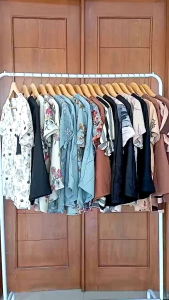 BABYDOLL RESLETING RAYON PREMIUM BUSUI RESLETING SIZE STANDAR MEDIUM JUMBO LD 100 - 120 CM SETELAN WANITA BAJU SANTAI