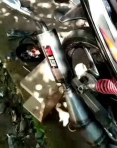 Kualitas Tinggi Knalpot Fiz R Standar Racing Plat Karat