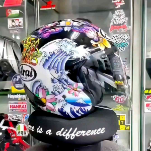 Arai Vz Ram Glass Blue motorcycle helmet