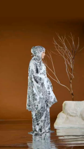 MINORCA MUKENA by Nadheera luxury perlengkapan solat wanita mukena potongan dewasa motif Dior silk premium terbaru