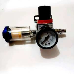 AIR REGULATOR FILTER PENGATUR TEKANAN ANGIN KOMPRESOR SPRAY GUN SPRAYGUN WATER TRAP SETELAN ANGIN