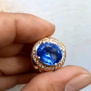 CINCIN BATU BLUE KING SAFIR SUPER MEWAH