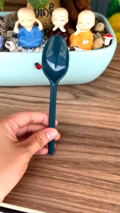 Muỗng nhựa dùng 1 lần muỗng sữa chuatrà sữa sinh tố muỗng 15cm ( bịch 100 cái)