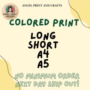 1 PESOS PRINT with No MINIMUM ORDER ( Next day Shipout)