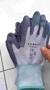 Sarung Tangan Comet Abu 1 Lusin/12 Pasang (24pcs) Serbaguna Murah Cocok Untuk Segala Jenis Pekerjaan berkebun proyek dan lain sebagainya