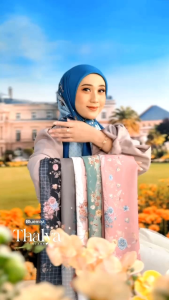THALYA SCARF 🆕 COD ▪️TERBARU HIJAB SEGIEMPAT LEBARAN BY NADHEERA LUXURY