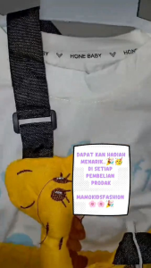 Setelan Anak Cowok Jerapah Branded Matahari Merek Honebaby Sudah Dapat Tas Premium Import