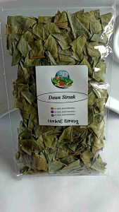 Daun Sirsak Kering Obat Herbal Teh Daun Sirsak