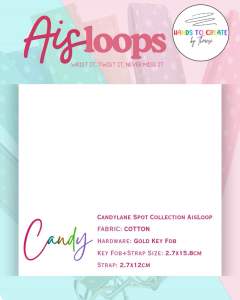 AisLoops - Key Fob Wristlet Keychain Key Holder