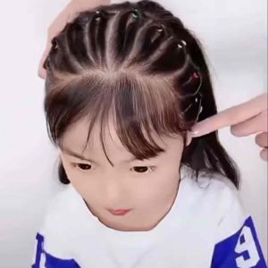 Y2K Hair Ties Rainbow Rope Braiding DIY Hiphop Tie Ribbon Extensions Sparkling Shinny Glitter Highlights Party Concert