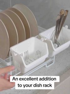 Small Accessories Dishrack Mini Drainer Basket Kitchen Plastic Sink Drain Rack Storage Dish Racks Utensils Holder