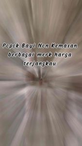 Popok Bayi Non Kemasan isi 15pcs