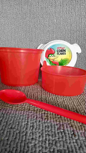 2016 ORGINAL GIVEAWAY from Kelloggs Corn Flakes Kids Snack Bowl Set | With Spoon included