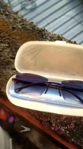 Kacamata Plus Baca Hitam Anti Radiasi Blueray Autofokus Kacamata Lentur Pria